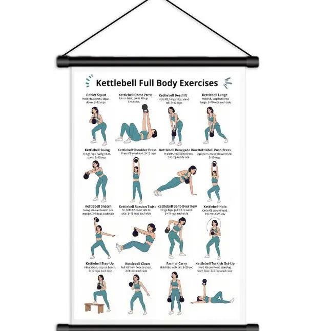 ☯️💪 Plakát s cviky Tai Chi pro seniory