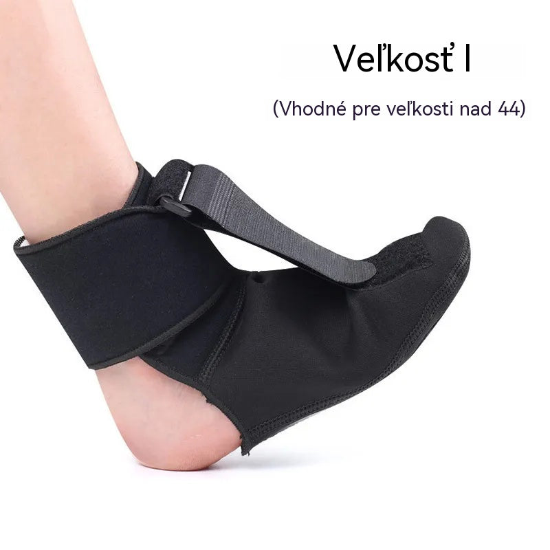 【2-balení】Ortézy na snížení pohybu chodidla a plantární fasciitidu – nastavitelná podpora kotníku, koriguje inverzi/everzi, elastický pas a protiskluzová podrážka