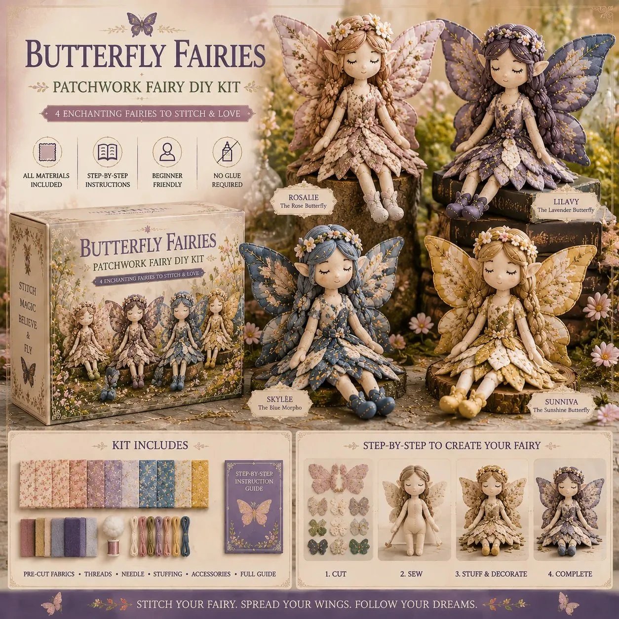 🧚♀️ 50% SLEVA – Kreativní sada pro kutily Víly pro děti ✨ Kreativní zábava