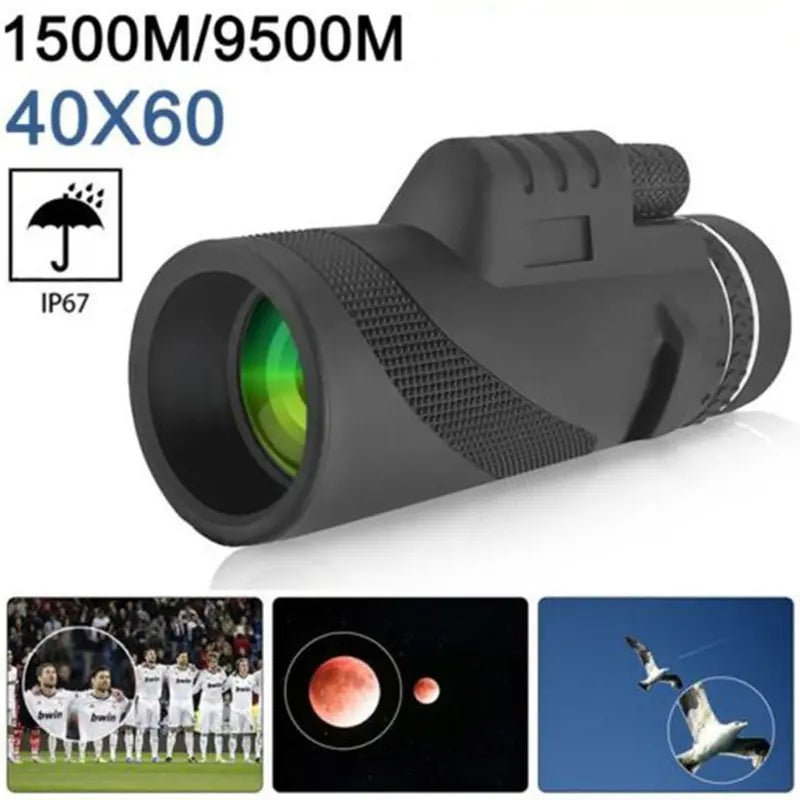 🔭【40X60】Monokulární dalekohled s vysokým zvětšením a vysokým rozlišením pro noční vidění