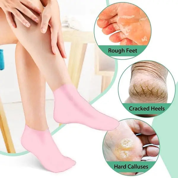 💥【3ks】🧦Ponožky na nohy, exfoliační ponožky, zabraňují suchým nohám a zmírňují únavu nohou💕