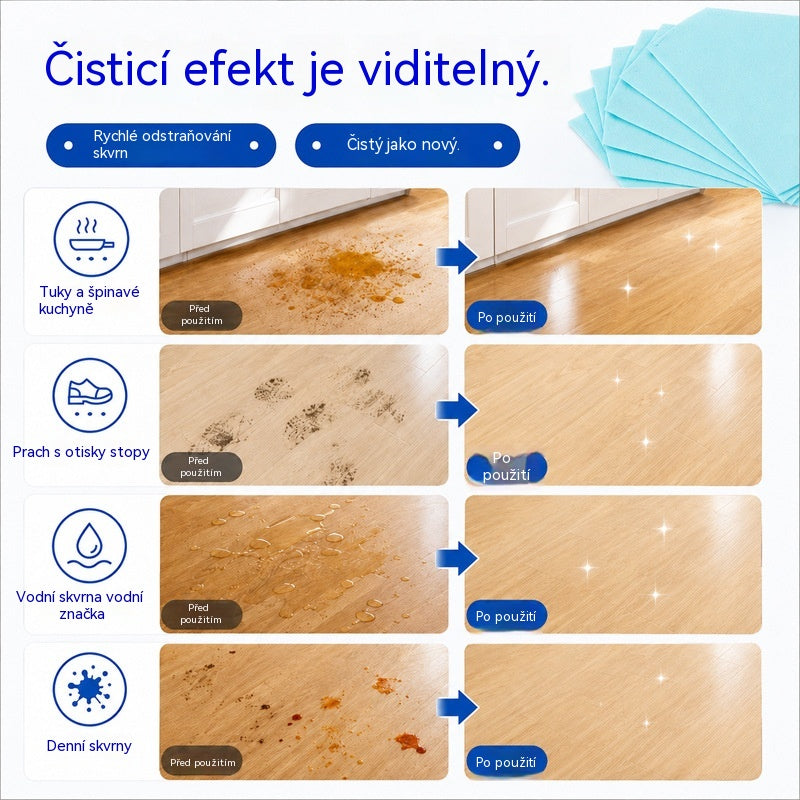 💦🏡【3 balení celkem 90 tablet】Vodou rozpustné utěrky na čištění podlahy
