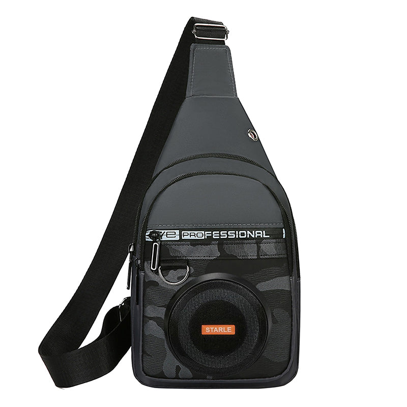 ✨🎒Nová taška přes rameno, voděodolná outdoorová taška s Bluetooth reproduktorem.