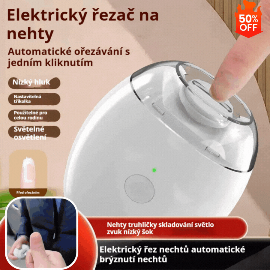 💅✨ Automatický pilník na nehty 1, bezpečná a šetrná péče o nehty 👶🔧