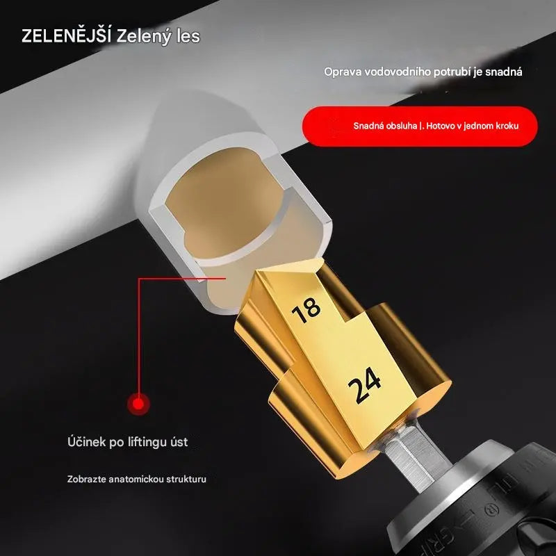 【1 sada 3 kusy】 PPR vrták na vystružování vodních trubek, 20/25/32 univerzální šestihranný vrták z vysoce pevné legované oceli-【20mm+25mm+32mm】