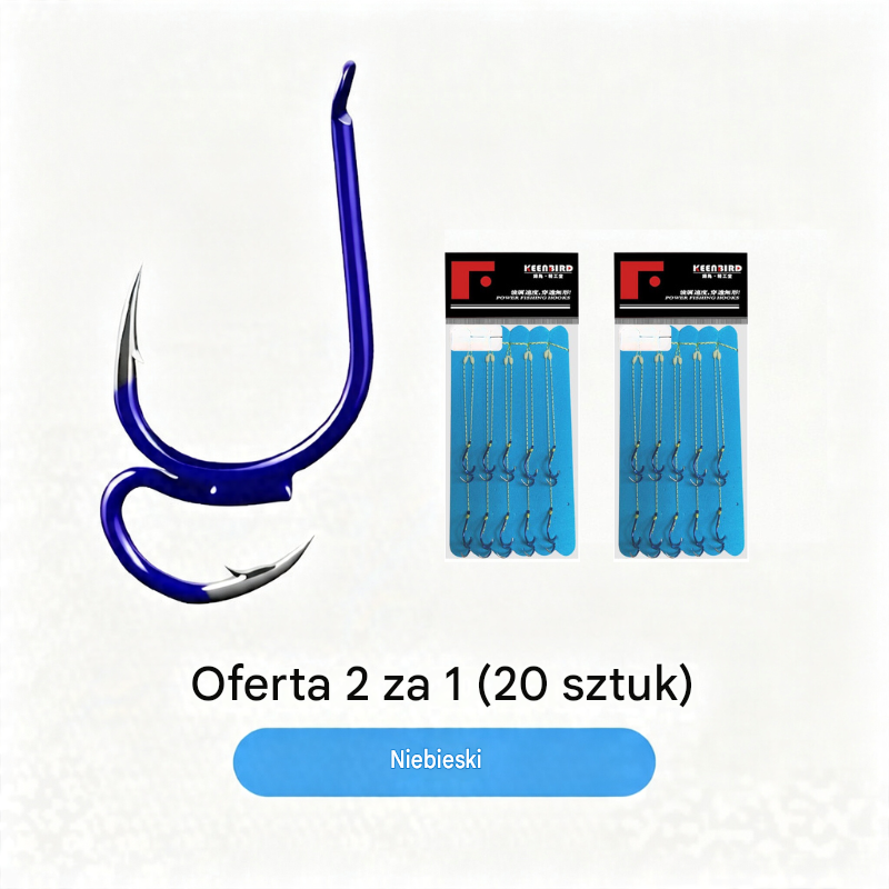 🔥✅ 20 kusů za 530 Kč ❤️🔥 (20 ks) Ultra ostré klasické dvojité rybářské háčky