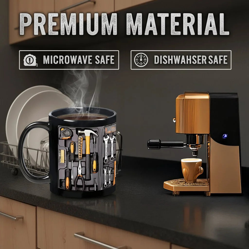 🔥☕Konečný mechanikova sada nářadí Hrnek