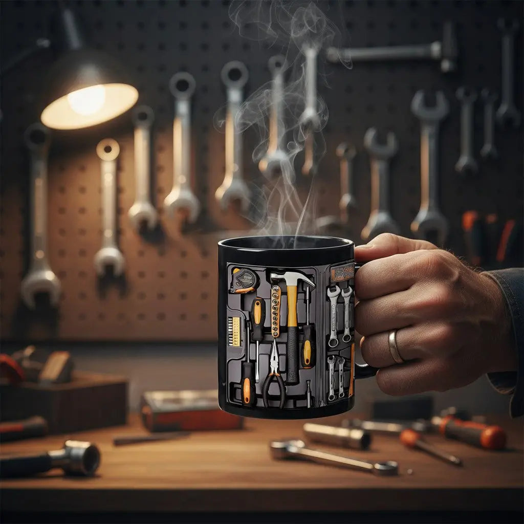 🔥☕Konečný mechanikova sada nářadí Hrnek
