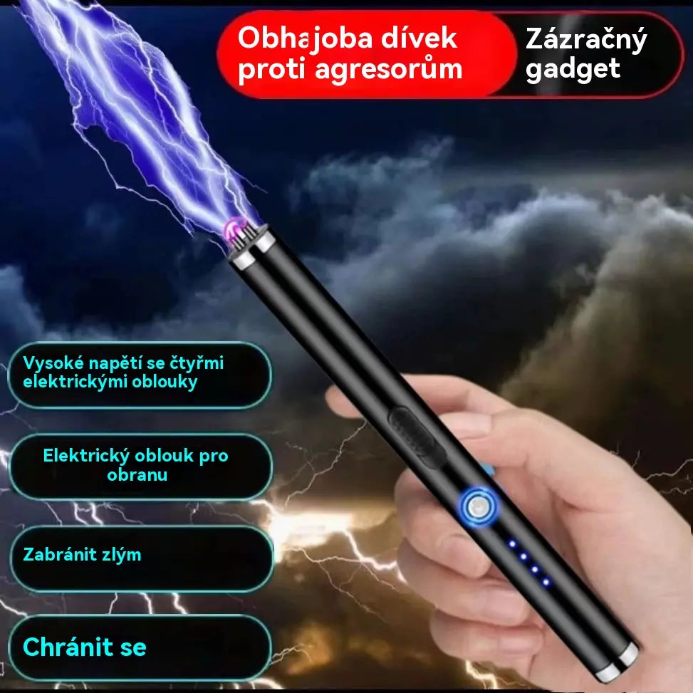 🎁50% SLEVA🎁 Oblouková svítilna pro sebeobranu 4 v 1