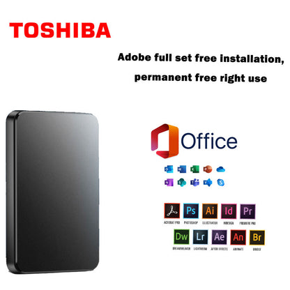 【Poslední den🔥50% sleva】20TB velkokapacitní mobilní pevný disk + zdarma originální Office + Adobe Suite