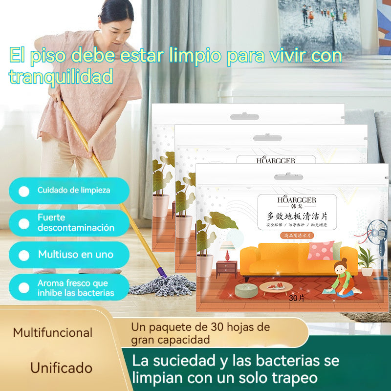 🧹【Nové vylepšení! 210 kusů】✨ Antibakteriální a deodorizační víceúčelové čisticí tablety | Vhodné pro dřevěné, laminátové, dlaždicové podlahy a stěny karavanů