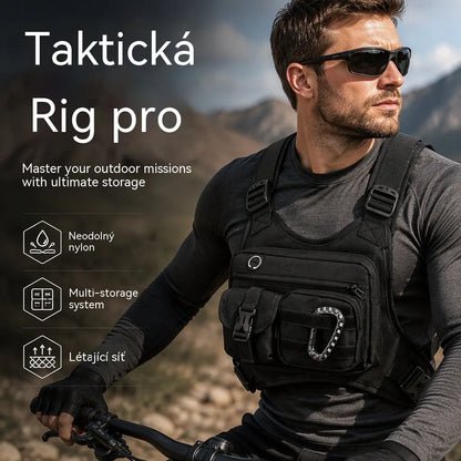 📢📢 Sleva 50 %! ⏰ Pánská taktická náprsní taška na cyklistiku