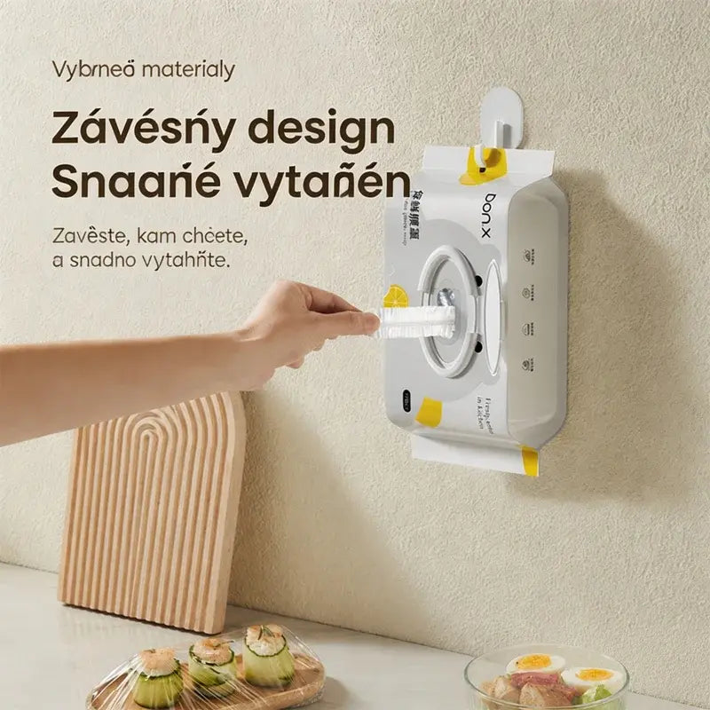 🏘️✨【Kup 1, získej 1 zdarma】Jednorázový obal z potravinářské fólie, výsuvný typ, s odklápěcím víkem pro utěsnění a ochranu před prachem a hmyzem, ke skladování.