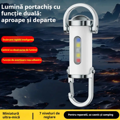 🔥Skvělý výprodej🔥Super jasná voděodolná mini svítilna na klíče s výkonem 1200 lm