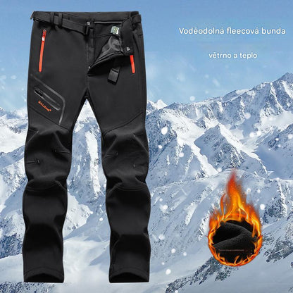 🏃‍♂️【S–5XL】2025 Nové pánské outdoorové kalhoty na podzim a zimu - teplé, fleecové, nepromokavé a větruodolné