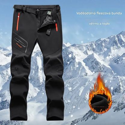🏃‍♂️【S–5XL】2025 Nové pánské outdoorové kalhoty na podzim a zimu - teplé, fleecové, nepromokavé a větruodolné