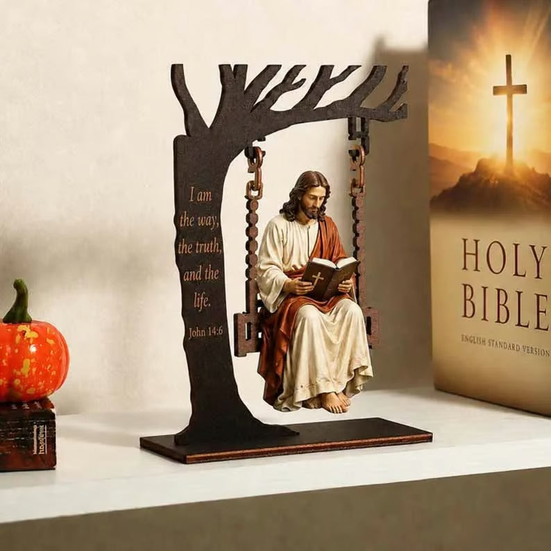 🔥Kup 1 a získej 1 zdarma🔥🔥 Poslední den: 50 % sleva - ✝️📚 Křesťanský visací přívěsek Ježíše