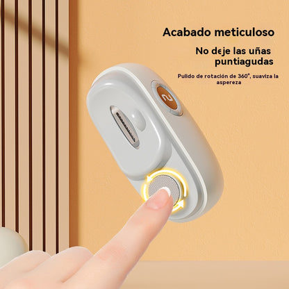 ✂️💅 Multifunkční elektrický pilník na nehty, elektrické kleštičky na nehty s ochranou proti skřípnutí