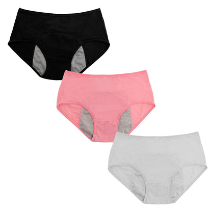 🔥🔥【3 Pack】nové vylepšené nepromokavé slipy s vysokým pasem – pohodlné a šetrné k pokožce