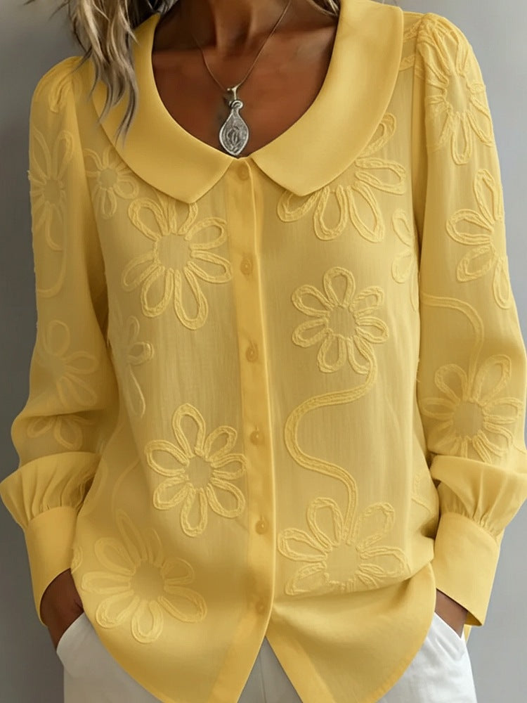 👚2026 Francouzská retro vyšívaná košile