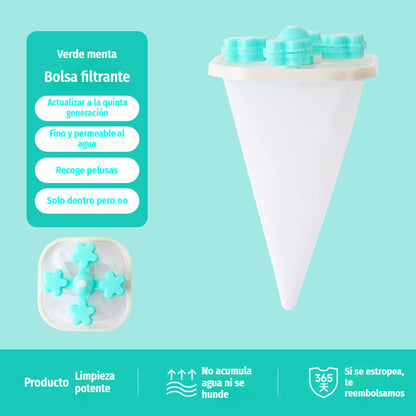 🌀6 kusů 550 Kč✨ Plovoucí filtr do pračky – Zachytává vlákna, vlasy a zvířecí chlupy při každém praní 🧺