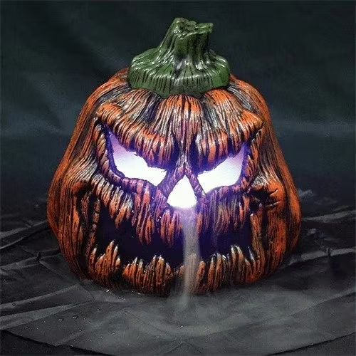 👻Ultrazvukový mlhovač - 12 LED barev, bezpečná 24V mlha a bez chemikálií - ideální na Halloween a dekorace 🌫️
