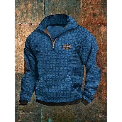 ⏳ Poslední den – sleva 50 % 👔【S–4XL】Nová podzimní a zimní pánská volná ležérní vlněná mikina, hřejivá a pohodlná
