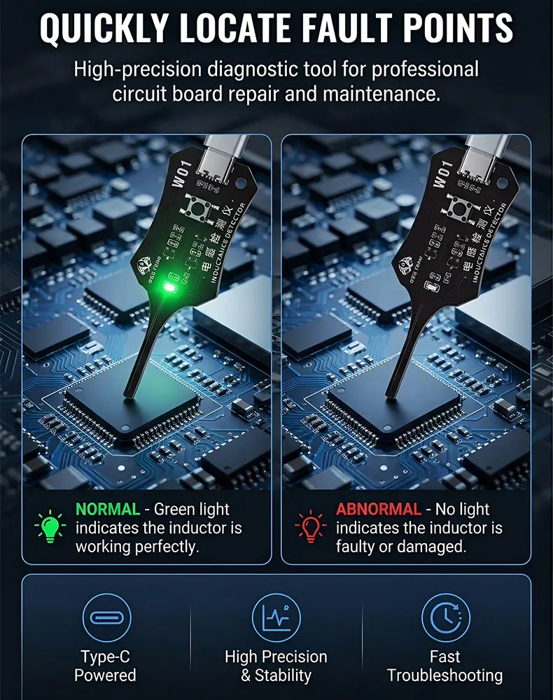 🧰🚗Tester indukčnosti OSS, přístroj pro testování oprav mobilních telefonů.