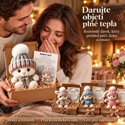 🎁🐇Mini objímací zajíček - roztomilý velikonoční dárek