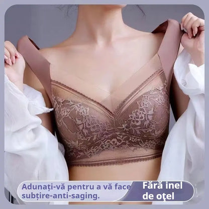 👙✨【4dílná sada】Pohodlná bezešvá dámská podprsenka z elegantní krajky