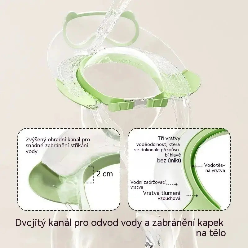 🛁👶Nastavitelný koupací štít pro děti: chrání uši při mytí vlasů