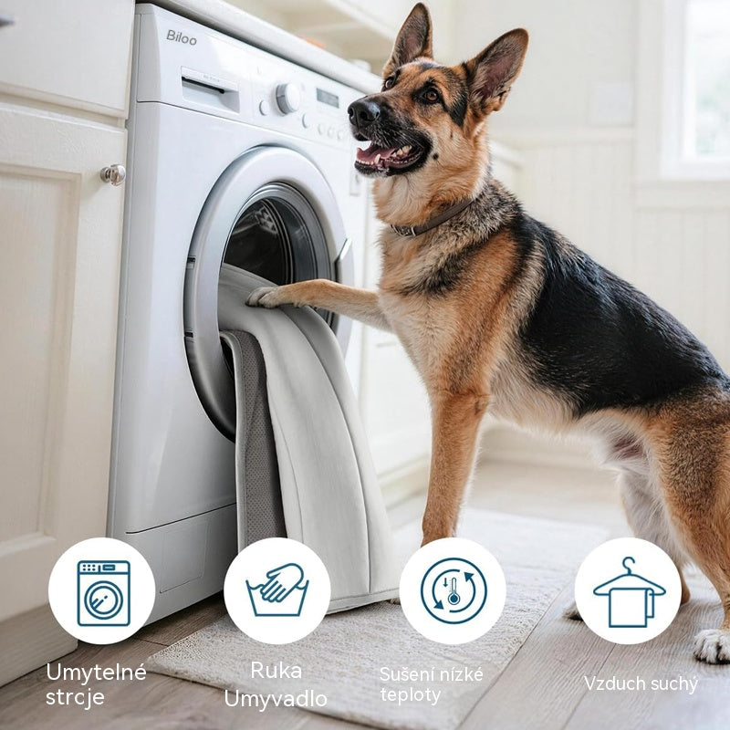 🐱🐶 (51*41cm)Chladivá letní podložka pro domácí mazlíčky | Protiskluzová, pratelná v pračce a snadno se čistí