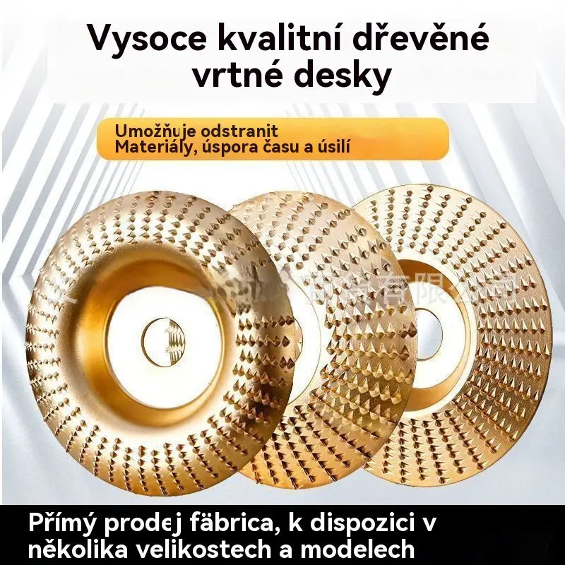 ⚙️🧰【1 sada za 3 kusy】Multifunkční kotouč pro tvarování úhlové brusky na dřevo