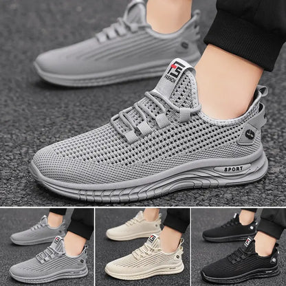 🔥👟【39-44】Pánská volnočasová obuv, pohodlná, prodyšná, síťovaná, protiskluzová, módní