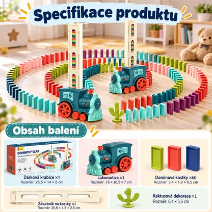 🚆Domino elektrická vláčková hračka
