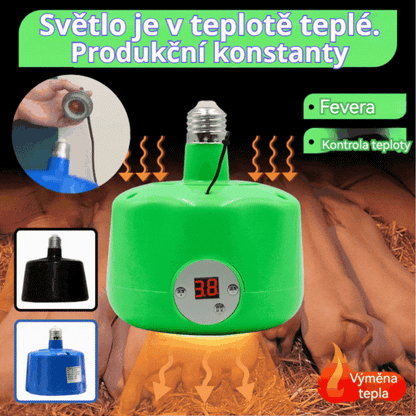 🐣🔥🌡️ Inteligentní lampa na vytápění drůbeže s konstantní teplotou