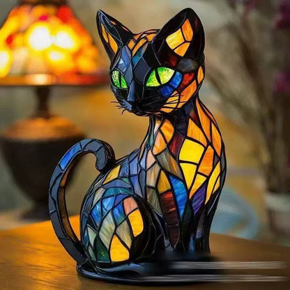 Doprava zdarma, Sleva 50 %! 🔥🐱Pryskyřičné ozdoby, LED noční světlo, umění,, vypínač s USB zásuvkou