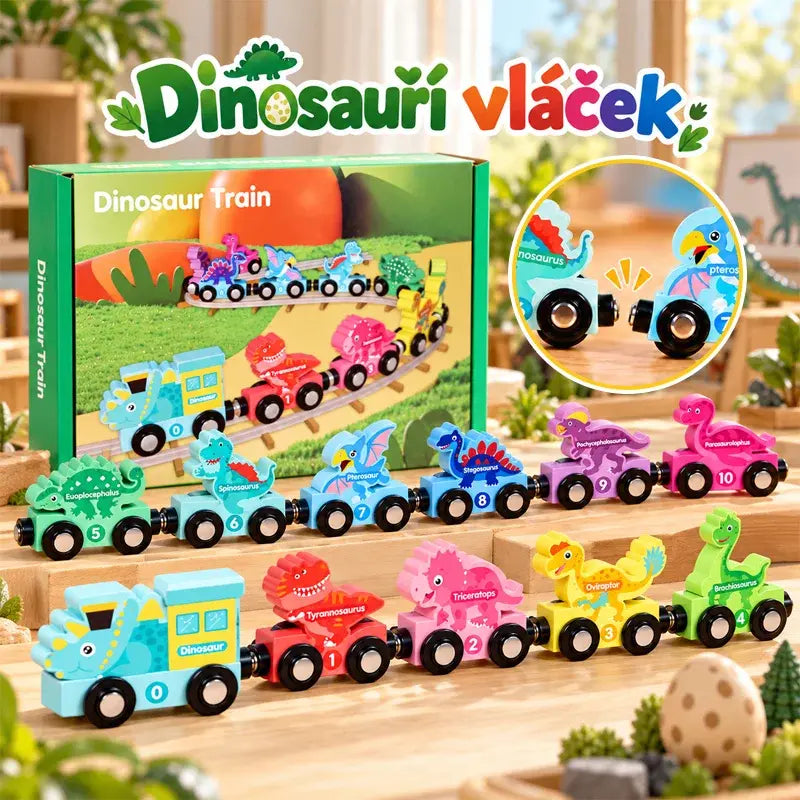 👶🚆Dětské dřevěné magnetické stavebnice s čísly, malá vláčková hračka pro vzdělávání v raném dětství a rozpoznávání čísel.