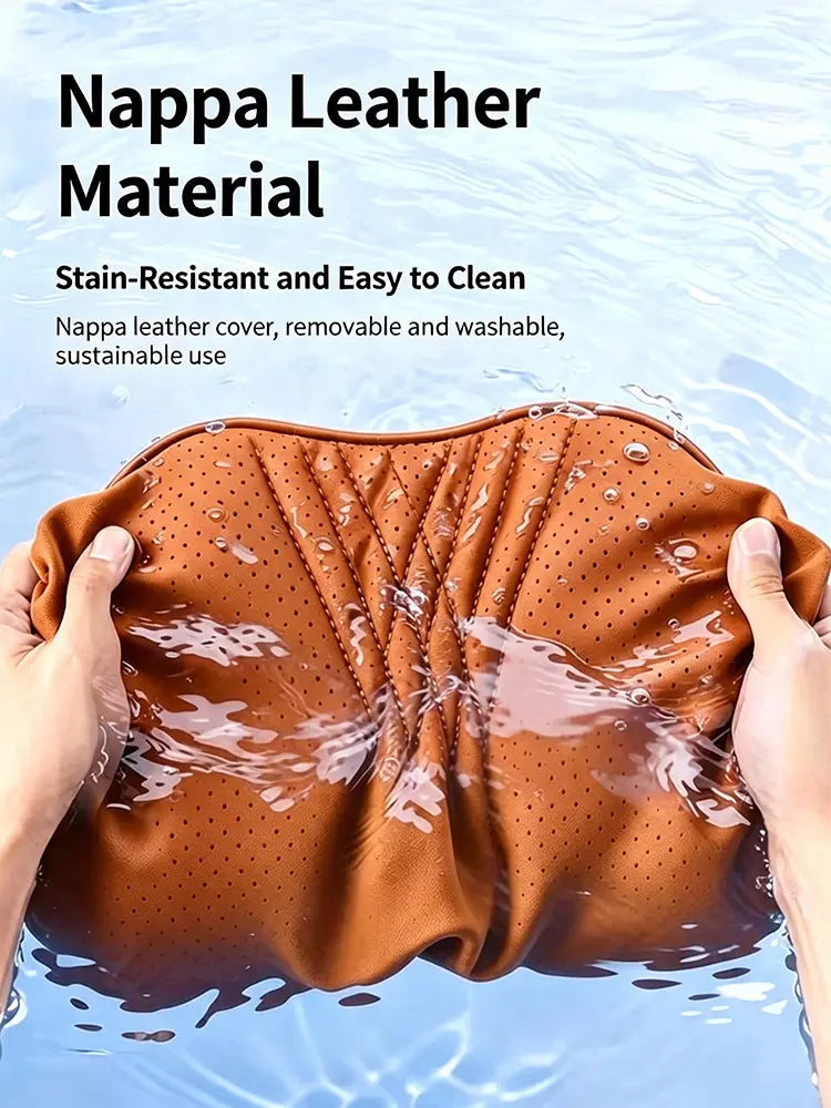 Pohodlný a únavu zmírňující univerzální polštář na krk z paměťové pěny vhodný do opěrek hlavy v autě