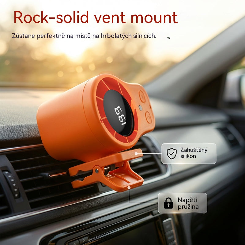 📢Hands-Free osobní chladicí ventilátor s LED displejem