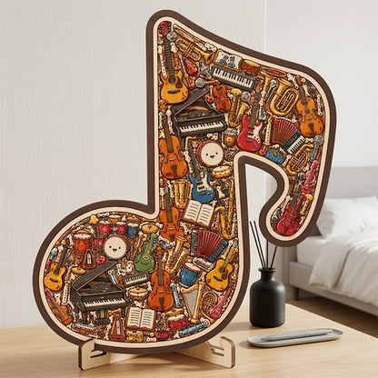 📢📢 Žhavý výprodej 🔥🎶 Dekorace ve tvaru puzzle s hudebními notami