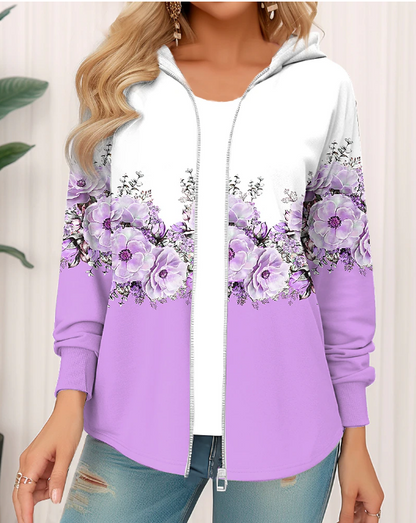 ⌛Popust kmalu poteče! 【Velikosti S-3XL】 Ženska jesenska jopa s potiskom