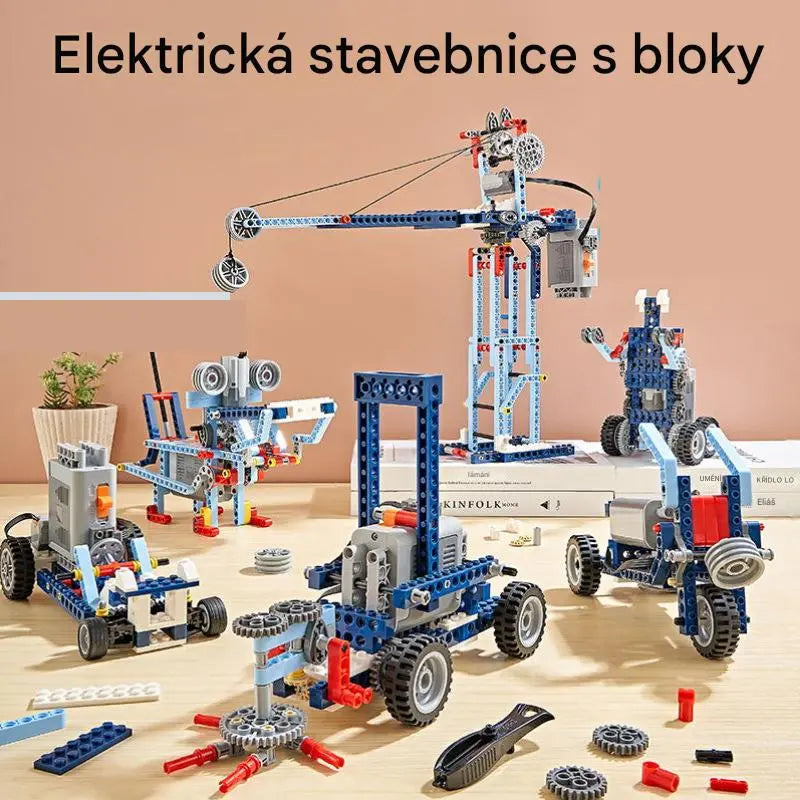 🤖🧩 【Limitovaná sleva 50 %】Elektrický stavebnicový robot pro děti