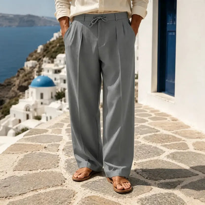 🏖️👖【S–3XL】😍 Pánské volnočasové lněné kalhoty ve větších velikostech, pohodlné a prodyšné, ideální na každý den i dovolenou