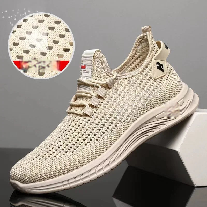🔥👟【39-44】Pánská volnočasová obuv, pohodlná, prodyšná, síťovaná, protiskluzová, módní