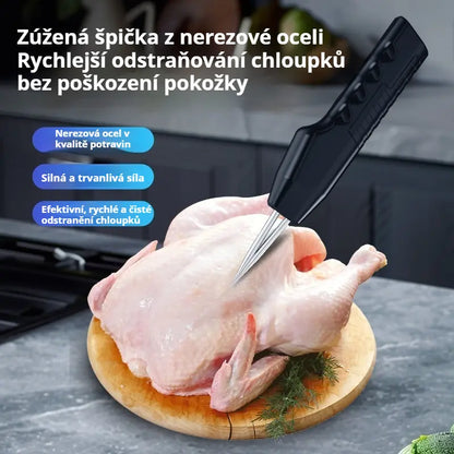 💥【Kupte 1 a získejte 1 zdarma】🔥 Přenosný a dobíjecí elektrický odstraňovač chlupů pro drůbež 🦆🐓🐖 Voděodolný, lze použít na všechny druhy chlupaté drůbeže