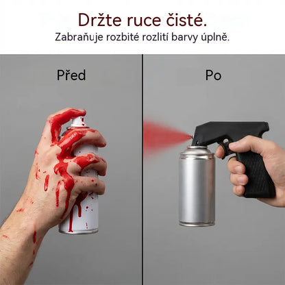 🛠️ NYNÍ SLEVA 50 %! ⚡ Rukojeť aerosolového spreje – snadné uchopení, úspora práce a univerzální nastavitelná konstrukce 💥
