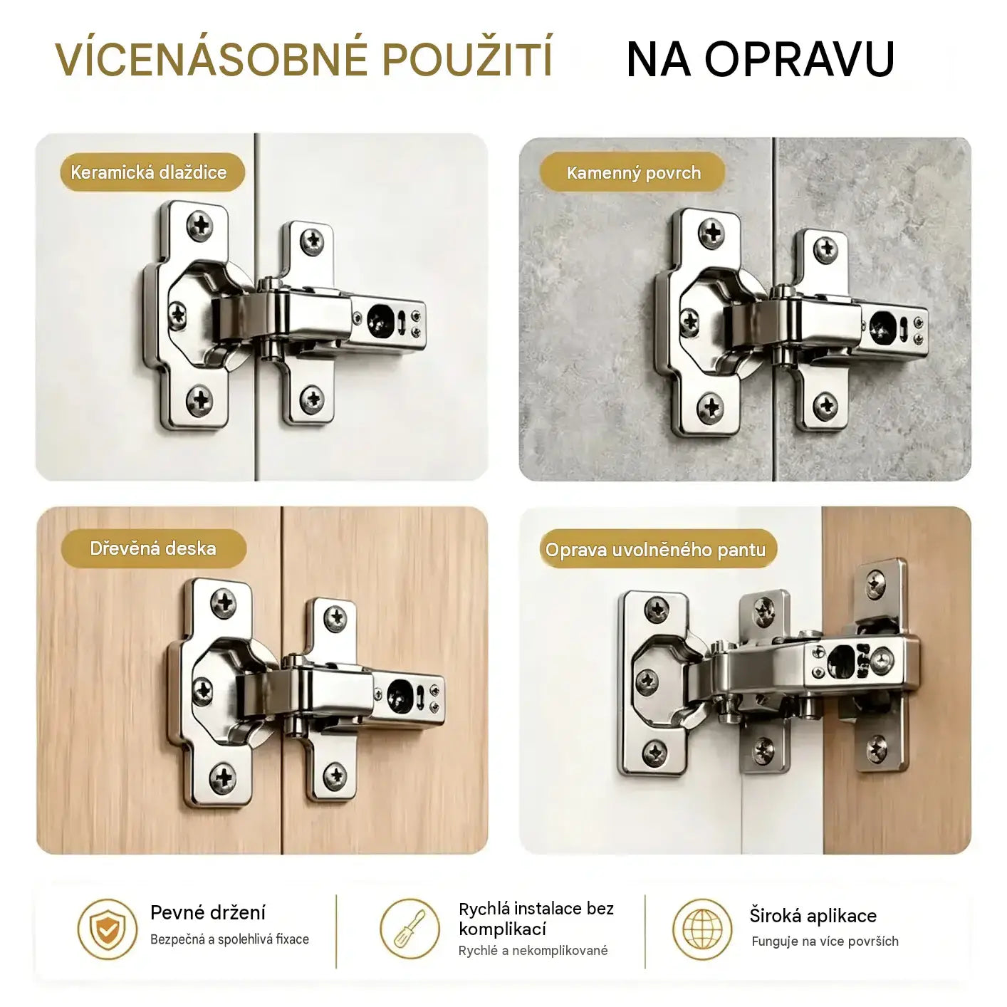 🛠️【100 párů】🔩 Sada samovrtných kotev do sádrokartonu se šrouby 🧱 – Snadno instalovatelné příslušenství pro montáž na zeď