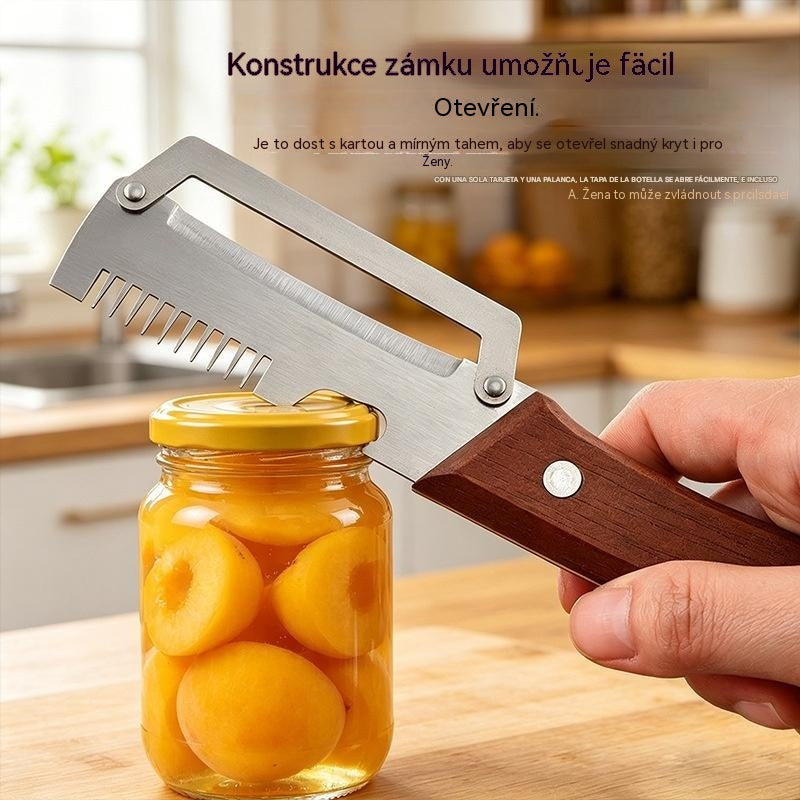 ✅Kupte 1, dostanete 1 zdarma (dva kusy)🧅🔪 Multifunkční kuchyňská škrabka 3 v 1: Loupá, krájí zeleninu, krájí maso a otevírá lahve! 🔥