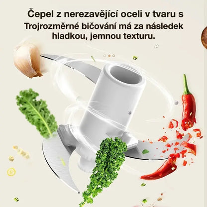 🔥 Sleva 50 %! 🔥 🥩⚡ Velkokapacitní elektrický mlýnek na maso: Výkonný, rychlý a snadno použitelný | Ideální pro domácí kuchyně a přípravu domácích jídel 🍔🌮